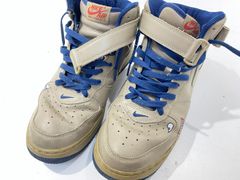 【七重浜80-1-070502】NINE ナイキ AIR FORCE 1 MID エアフォースミッド 27.5cm 306352-221 メンズシューズ