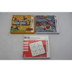 Nintendo ニンテンドー3DSソフト 3個セット 太鼓の達人など 元箱あり 中古良品