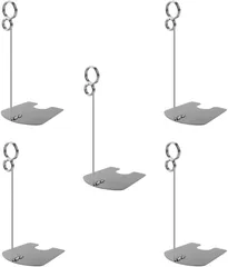 Chocople ポップスタンド リングスタンド プライスカード 5個セット シルバー(シルバー)