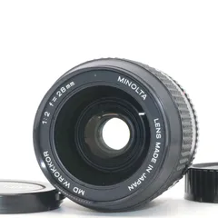 美品 MINOLTA MD W.ROKKOR 28mm f2 広角 プライム 単焦点 マニュアル