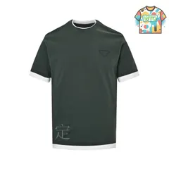 【今日WTO】Prada 25SS フェイクツーピース パネル T シャツ-QT83