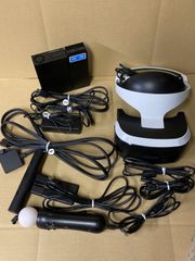 24【ジャンク扱い】PlayStation VR、VRカメラ、moveモーションコントローラー セット