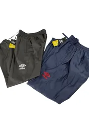 アンブロ◆キッズ 男の子 140 ピステパンツ サッカー 2枚セット ブラック ネイビー