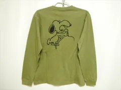 美品★rockin'star ロッキンスター 長袖Tシャツ ボーカルスヌーピー Mサイズ ビンテージピーナッツ ロック