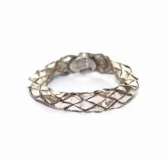 ボッテガヴェネタ BOTTEGA VENETA イントレチャート リング 指輪 925 9号 シルバー アクセサリー ジュエリー /DK ■OHのサムネイル