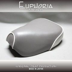 □【CUB カブ AA04】張替え済♪　カスタムシート　灰色/白《Euphoria》□K60536