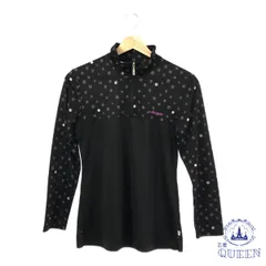 ☆美品☆ HEAD ヘッド トップス ジャージ スポーツウェア カジュアル 長袖 レディース ブラック ドット M 901-12405 送料無料 古着