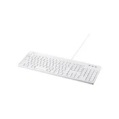 【新品・3営業日で発送】BUFFALO バッファロー BSKBU310WHZ USB接続 有線フルキーボード 丸洗い対応 ホワイト(BSKBU310WHZ)