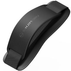 新品 Sinjimoru スマホスタンドグリップ、薄型シリコン携帯スタンド付きスマホホルダ 落下防止 片手操作 iPhone Android 携帯電話対応 スマホ固定ストラップバンド。Sinji Grip Silicone ブラック。