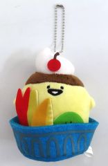 [중고] 봉제인형 마스코트·봉제인형 배지 푸딩씨 카페 메뉴인 봉제인형 마스코트