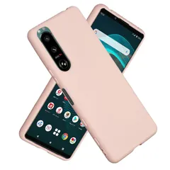 ケース シリコン A103SO レンズ保護（ピンク）ソニー エクスペリア5III SOG05/ ドコモso53b スマホケース au マット質感 全面保護 / 耐衝撃 滑り止め SO-53B ソフト TPU III/docomo シリコン カバー 5 薄型 軽