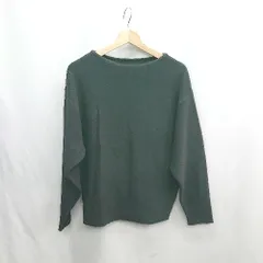 ◇ ⊇ UNITED ARROWS green label relaxing 長袖 ニット セーター サイズF ブラック レディース E  【1412260036566】