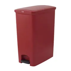 【新品・7営業日以内発送】KTLN303 トラスト ステップオンコンテナ スリム 左右開き 1301 レッド【沖縄離島販売不可】