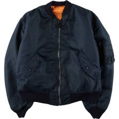 ALPHA 80s〜90s USA製 旧タグ 3本ライン MA-1 短丈 - メルカリ