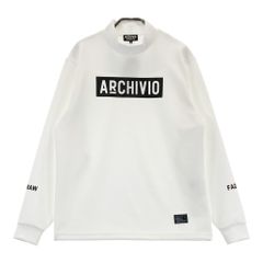 サイズ：48 ARCHIVIO アルチビオ A429903 2024年 長袖ハイネックTシャツ  ホワイト系 [240101345735] ゴルフウェア メンズ ストスト