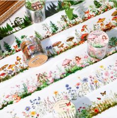 【PET素材】ファンタジー風マスキングテープ （幅5cm×長さ2m）(no.12-20)