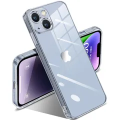 【人気商品】iPhone 14 Plus ケース クリア 耐衝撃 透明 アイフォン14 Plus カバー 完全な保護 黄変防止 落下防止 ファッション 薄型 軽量 TPU 柔らかい ワイヤレス充電 人気 保護カバー(全透明)