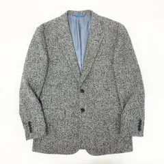 63j9 LANVIN ランバン テーラードジャケット ツイードジャケット フォーマル 50Xサイズ グレー系 メンズu02tのサムネイル