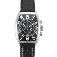 フランクミュラー FRANCK MULLER 8885CCCDT カサブランカ 腕時計 ブラック文字盤 SS クロノグラフ メンズ【中古】
