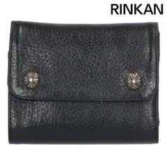 ケ*ー様 新品未使用　クロムハーツ　ウェーブミニ クロムハーツ財布 / ウェーブ ミニ ブラック ヘビー レザー