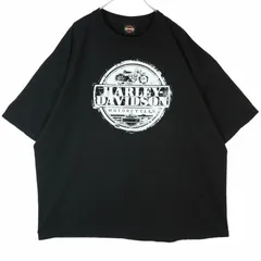ビッグサイズ！4XL！ハーレーダビッドソンHarley DavidsonブラバドBravado半袖TシャツバイクTモーターサイクルBIKE両面プリントゆるだぼオーバーサイズ黒ブラック白ホワイトvintageヴィンテージ