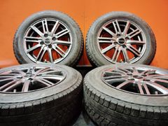 【BS BLIZZAK VRX3 165/65R14】スタッドレス【BALMINUM 14インチ 5.5J4HPCD100+39】22年製 バリ溝 タンク ルーミー パッソ等　(KTN353)