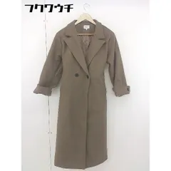 ■ ◎ emmi＋ エミ プラス 長袖 チェスターコート サイズ S カーキ レディース  【中古】 【1201180001552】