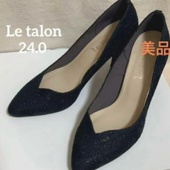 【美品】Le Talon ルタロン 総レース ヒールパンプス 結婚式 パーティー