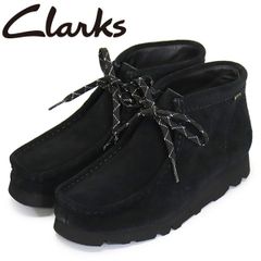 Clarks ブラックスエード ワラビーブーツ GTX UK6 ゴアテックス - メルカリ