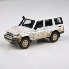 【新品】ミニカー 1/64 トヨタ ランドクルーザー LC76 2014 オフロードエフェクト RHD [PA-66312]