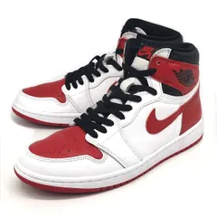 【倉吉店】NIKE | ナイキ スニーカー AIR JORDAN 1 RETRO HIGH OG 'HERITAGE' 555088-161 レッド 27cm 【126】