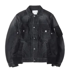 美品　sacai denim✖️ma1 ドッキングジャケット　デニムma1 sacai] Denim x MA-1 Jacket – MaW SAPPORO