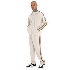 PRO CLUB SUNSET TRACK SET UP【SAND】 (M・L・XL・2XL)(プロクラブ 通販 メンズ 大きいサイズ セットアップ 上下 セット ジャージ トラックジャケット トラックパンツ ジョガーパンツ)
