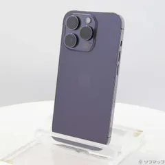 〔中古品〕 iPhone14 Pro 256GB ディープパープル NQ1E3J／A SIMフリー【262】