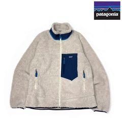 パタゴニア フリース US購入 ロゴパッチ グレー赤 190124 - メルカリ
