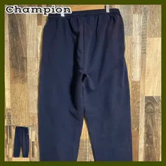 チャンピオン ロゴ スウェット パンツ ネイビー 部屋着 M メンズ 古着