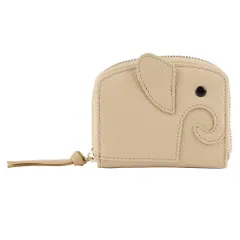 ☆ アプリコット ☆ LIZDAYS ゾウ型 ミニ財布 LIZDAYS リズデイズ ミニ 財布 二つ折り ミニ財布 二つ折り財布 二つ折財布 小銭入れ カードケース ウォレット じゃばら ジャバラ 小さい コンパクト レディース ゾウ型 像 ゾウ ファスナー