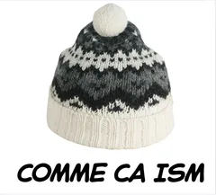 COMME CA ISM コムサイズム　キッズ帽子　男の子　ニット帽　サイズ４８cm〜５０cm　キャップ　帽子 [[AA]]