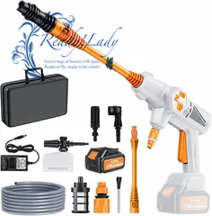 実用品★高圧洗浄機 コードレス  洗車 900g本体 軽量 5MPA最大吐出圧力 21V 4.0Ah 大容量バッテリー  洗車機 ポータブル  充電式 マキタバッテリ交換可能