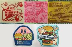 [중고] 잡화 전 5종 세트 하라페코 디자인 타월 [이치반 복권 별의 커비 KIRBY'S BURGER] H상