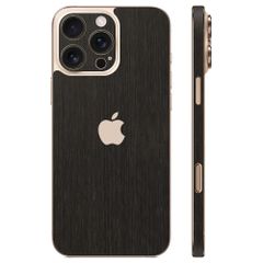 wraplus スキンシール iPhone16 Pro Max 対応 [ブラックブラッシュメタル]