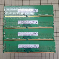 sk hynix 8GB 1Rx8 PC4-2666V-UA2-11 ×４　32GB　DDR4