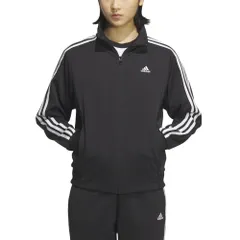 [アディダス] ジャージトップ 3ストライプス ルーズフィット ダブルニット トラックトップ KTX40 レディース ブラック/ホワイト(JG3796) M [ブラック/ホワイト(JG3796)] [M]