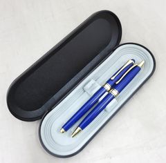 【2点セット】万年筆 ＆ ボールペン 金メッキ Fountain pen & ballpoint pen