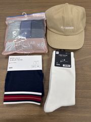GU  セット売り　全て新品　下着　靴下　帽子　キャップ