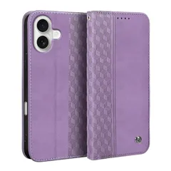 Gedurya iPhone 16 Plus ケース 手帳型 アイフォン16プラス ケース iPhone 16 Plus 手帳型 ケース ひし形柄 iPhone16Plus ケース 手帳型 マグネット式 スタンド機能 iPhone 16 Plus 携帯カバ 0