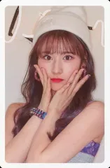 【中古】コレクションカード(女性) TWICE/サナ/裏面ピンク/5TH MINI ALBUM CD「What is Love?」初回購入特典フォトカードセット(A Ver.)