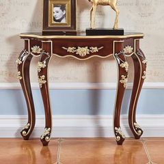 皇室級の気品 子羊革張り 高級リビング テーブル 北谷 KITfurniture