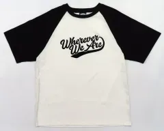 【中古】Tシャツ JO1 ラグランTシャツ ホワイト×ブラック Lサイズ 「JO1DER SHOW 2025 ‘WHEREVER WE ARE’ IN TOKYO DOME」