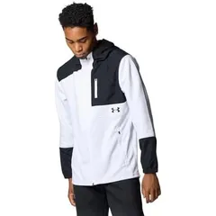 アンダーアーマー(UNDER ARMOUR) ハイブリッド フルジップ ジャケット メンズ 1381264 ホワイト Mサイズ